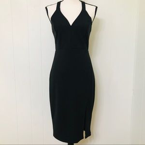 Black cocktail dress